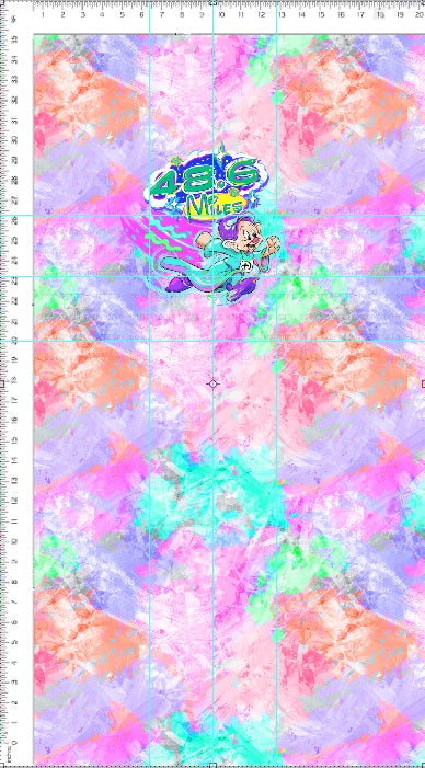 Magical Miles - panel - peach - dope 48.6 - child