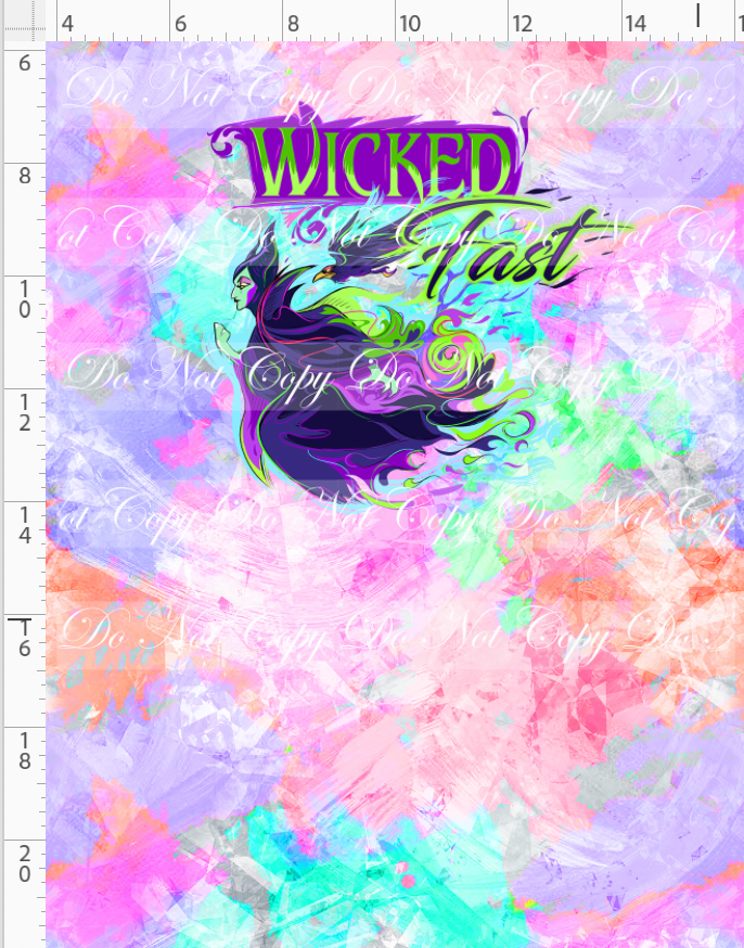 Magical Miles - panel - peach - wicked fast - CHILD