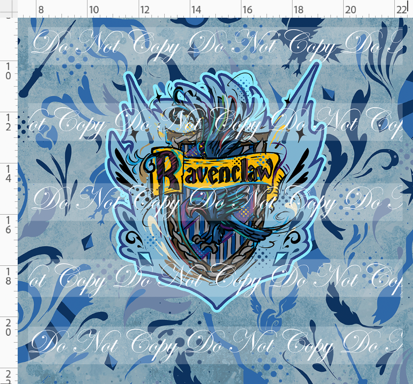 Magical Mischief-panel-blue crest-blue house background-adult