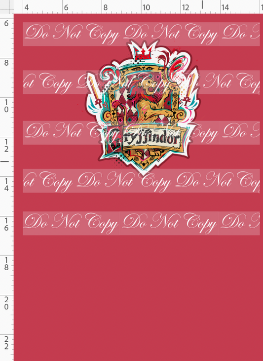 Magical Mischief-panel-red crest-simple background-child