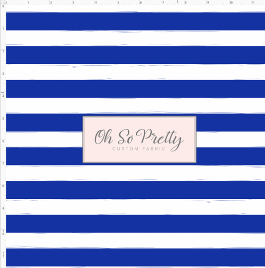 Magical Voyages - blue white sketchy stripe