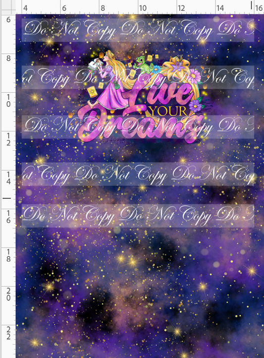 Maiden in the Tower - panel - live dreams - dark purple - CHILD