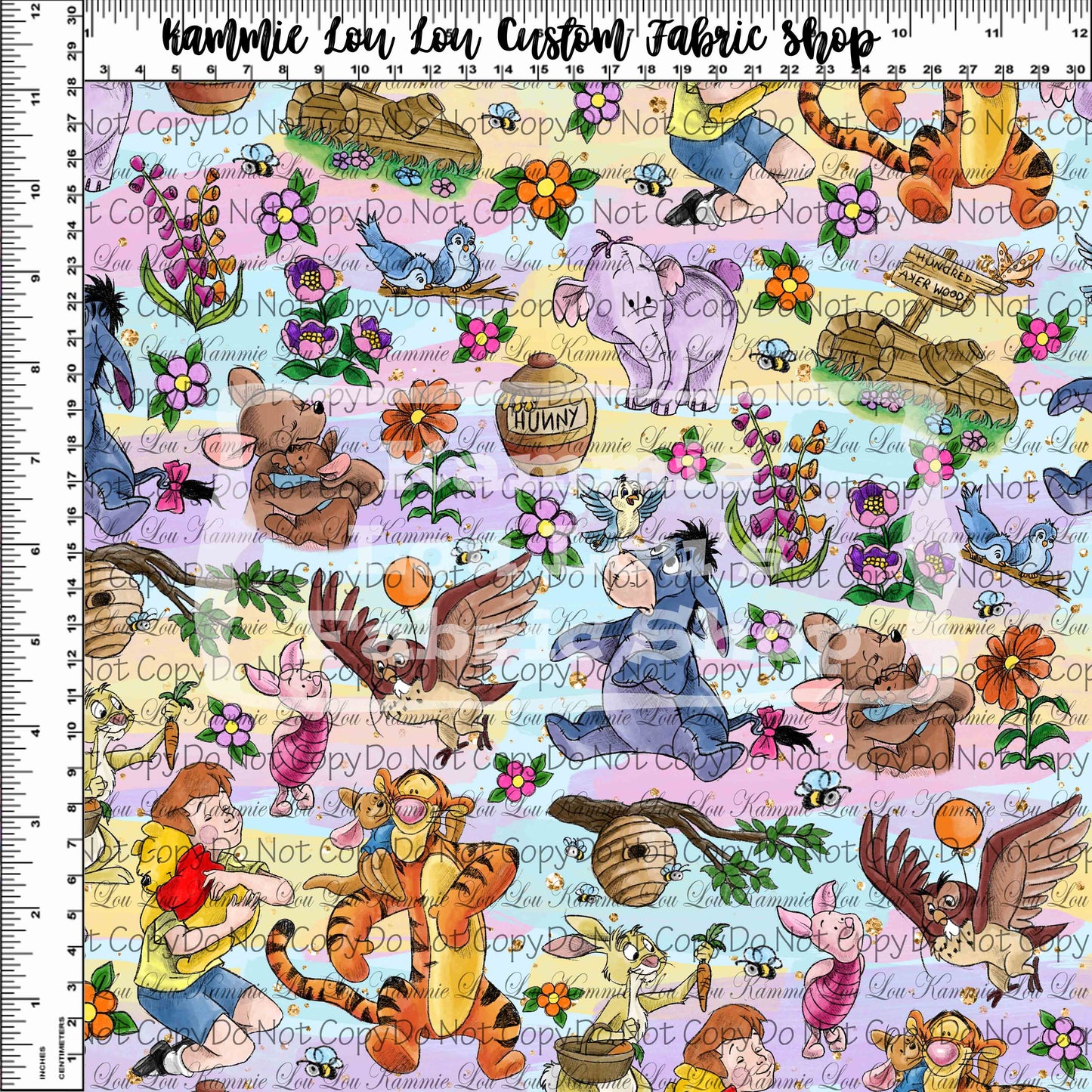 100 Acre Woods - Toss - Blue