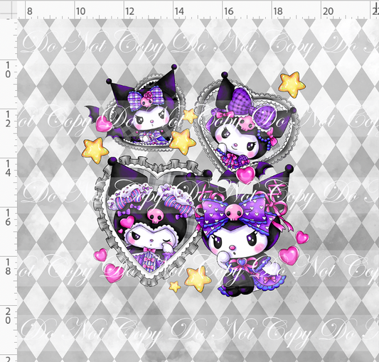 Mini Mischief - Panel - grey - adult