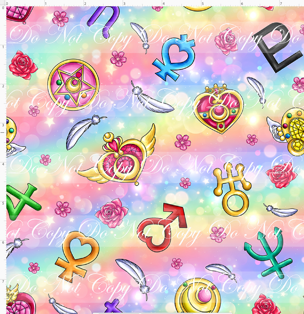 Moon Prism Magic - Symbols - Colorful - small scale