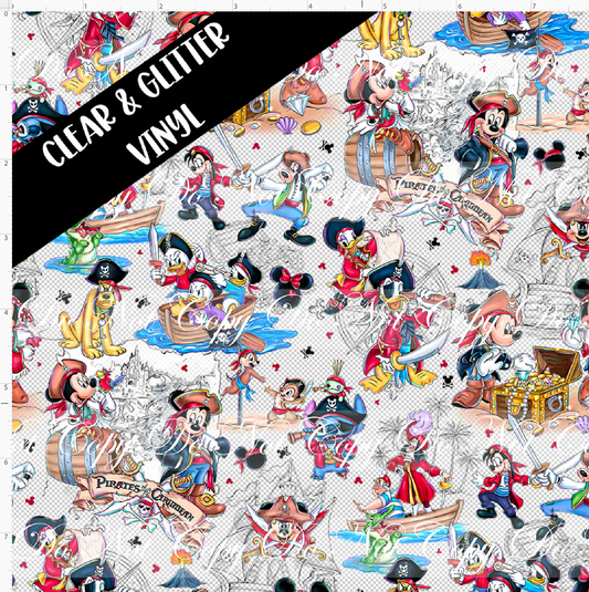 Mouse Pirates and Friends-main-small scale-CLEAR & GLITTER VINYL
