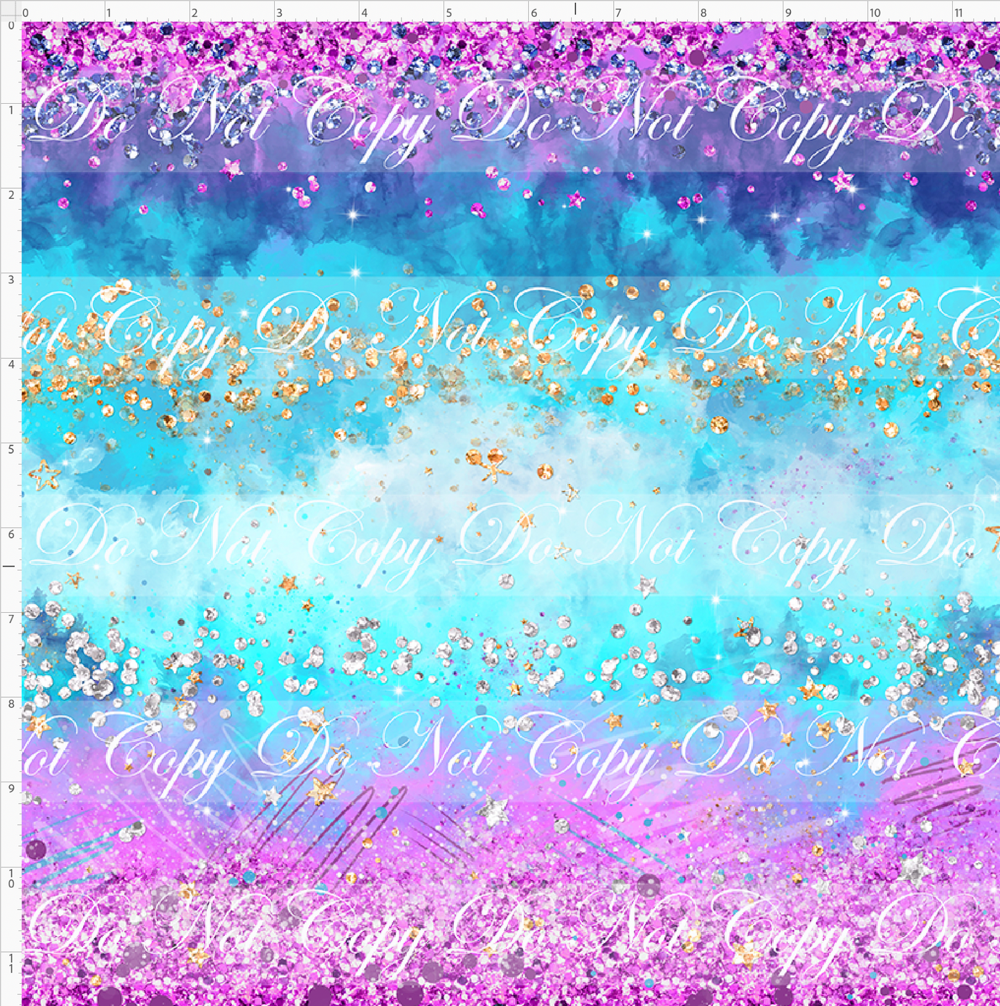 Mystical Wonderland - Ombre Glitter Coordinate