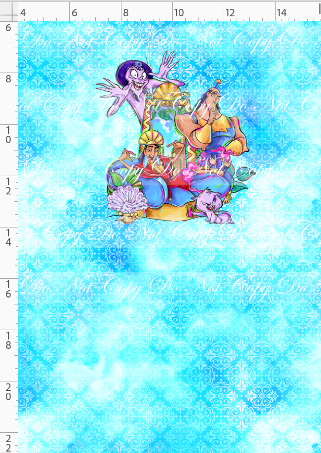 No Touchy - panel - blue - child