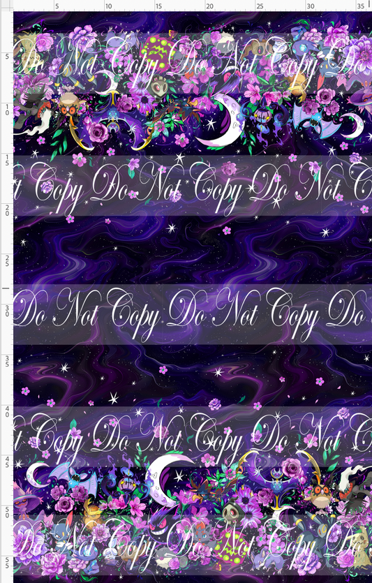 Nocturnal Cuties - double border