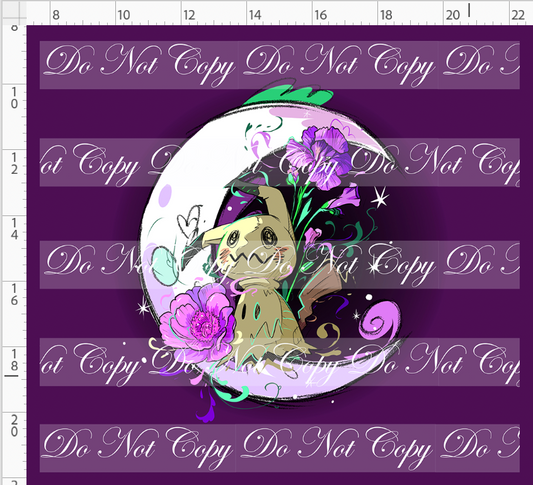 Nocturnal Cuties - panel - purple - Mimi - ADULT