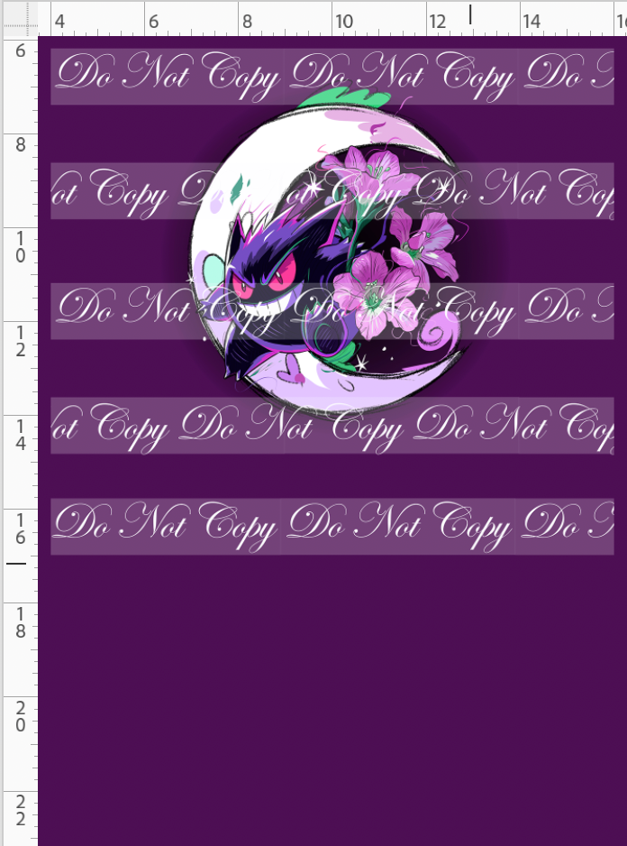 Nocturnal Cuties - panel - purple - gengar - CHILD