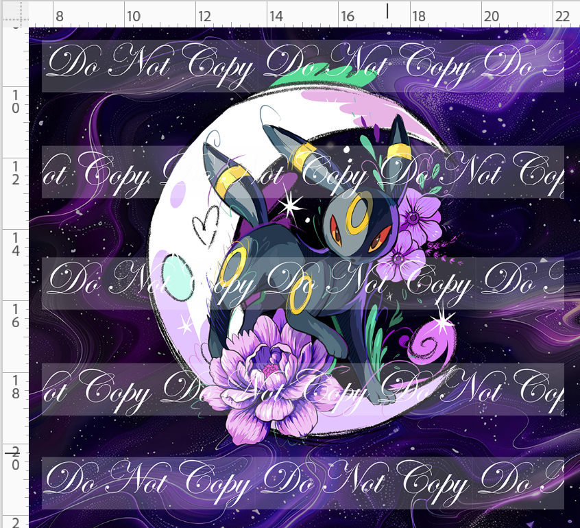 Nocturnal Cuties - panel - swirl - umbreon - ADULT