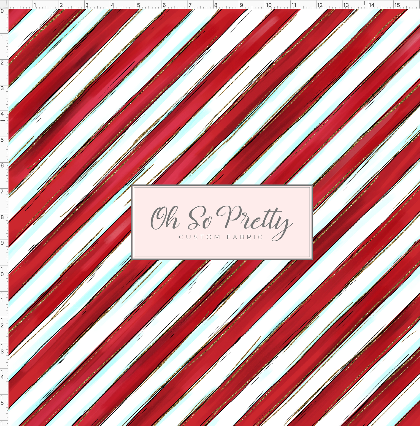 North Pole Milk and Co-stripes-red white-regular Scale