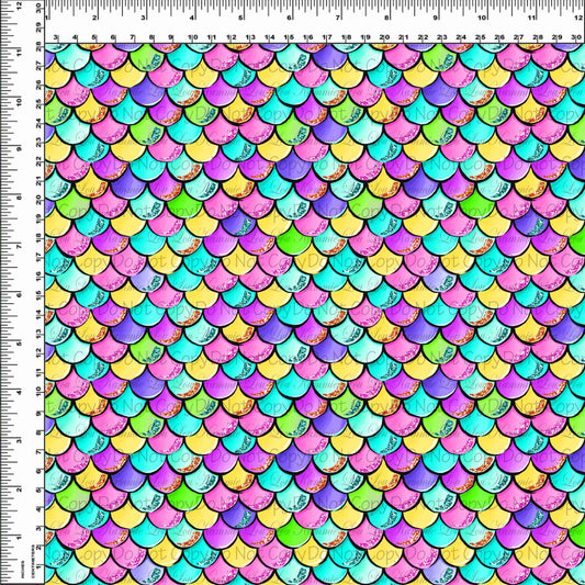 Ocean's Beauty - Bright Scales - Small Scale