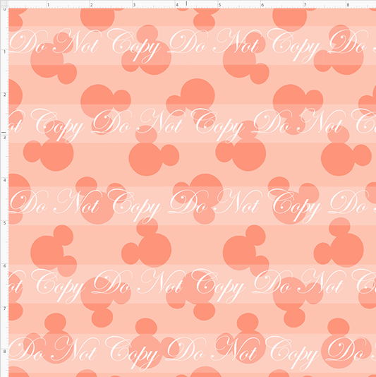 Pastel Mouse Heads - creamsicle