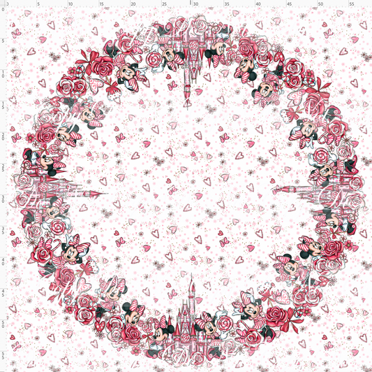 Peppermint Mouse - Adult Circle Skirt
