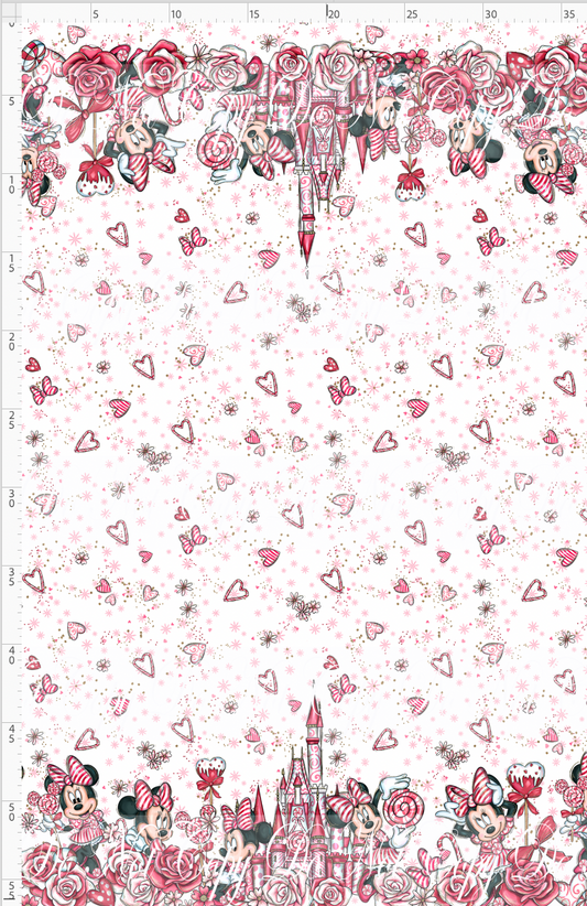 Peppermint Mouse - double border