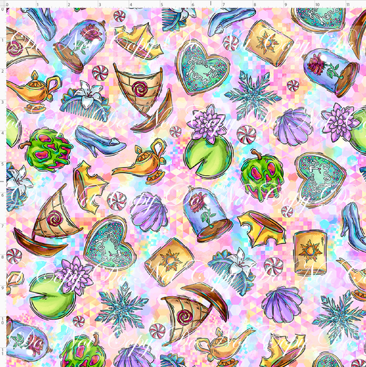 Pixel Princesses-elements-pastel background