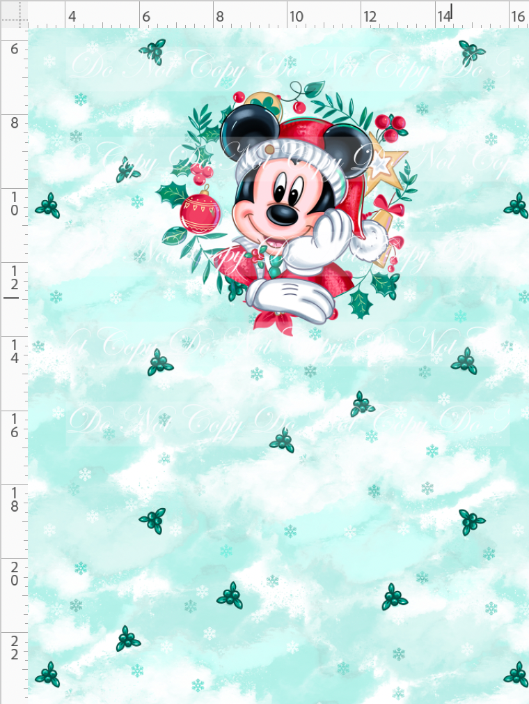 Poinsettia Mouse-panel-boy mouse-green-child