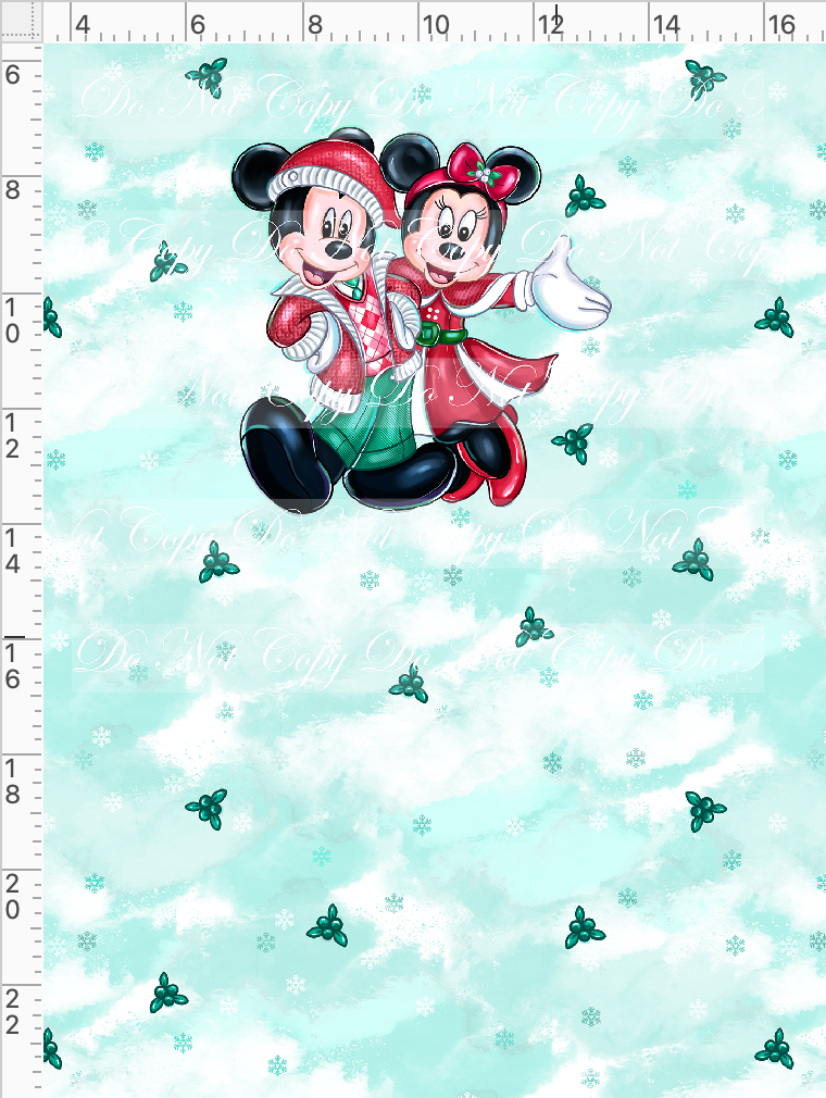 Poinsettia Mouse-panel-couple-green-child