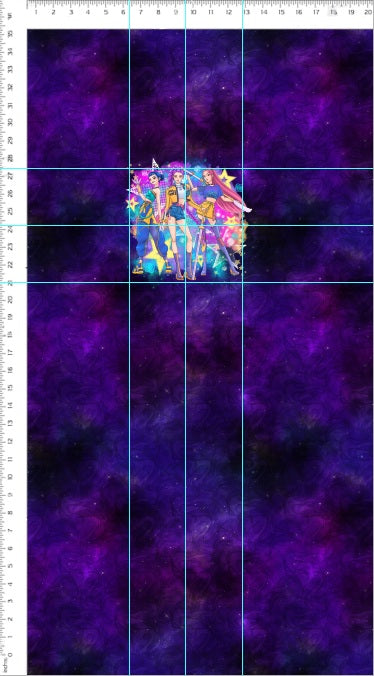 Pop Stars - GIRLS - Panel - CHILD - Purple