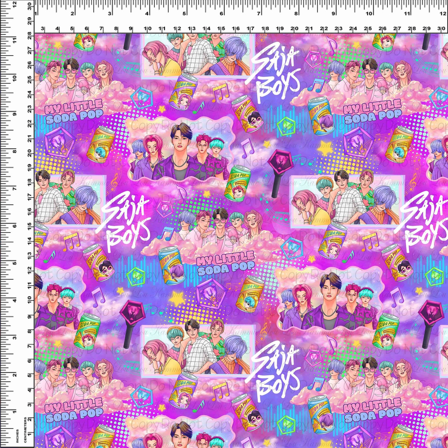 Pop Stars - Main #3 - Pink Background - Small Scale