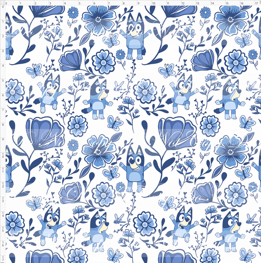 Porcelain Pups - Blue pup - Regular Scale