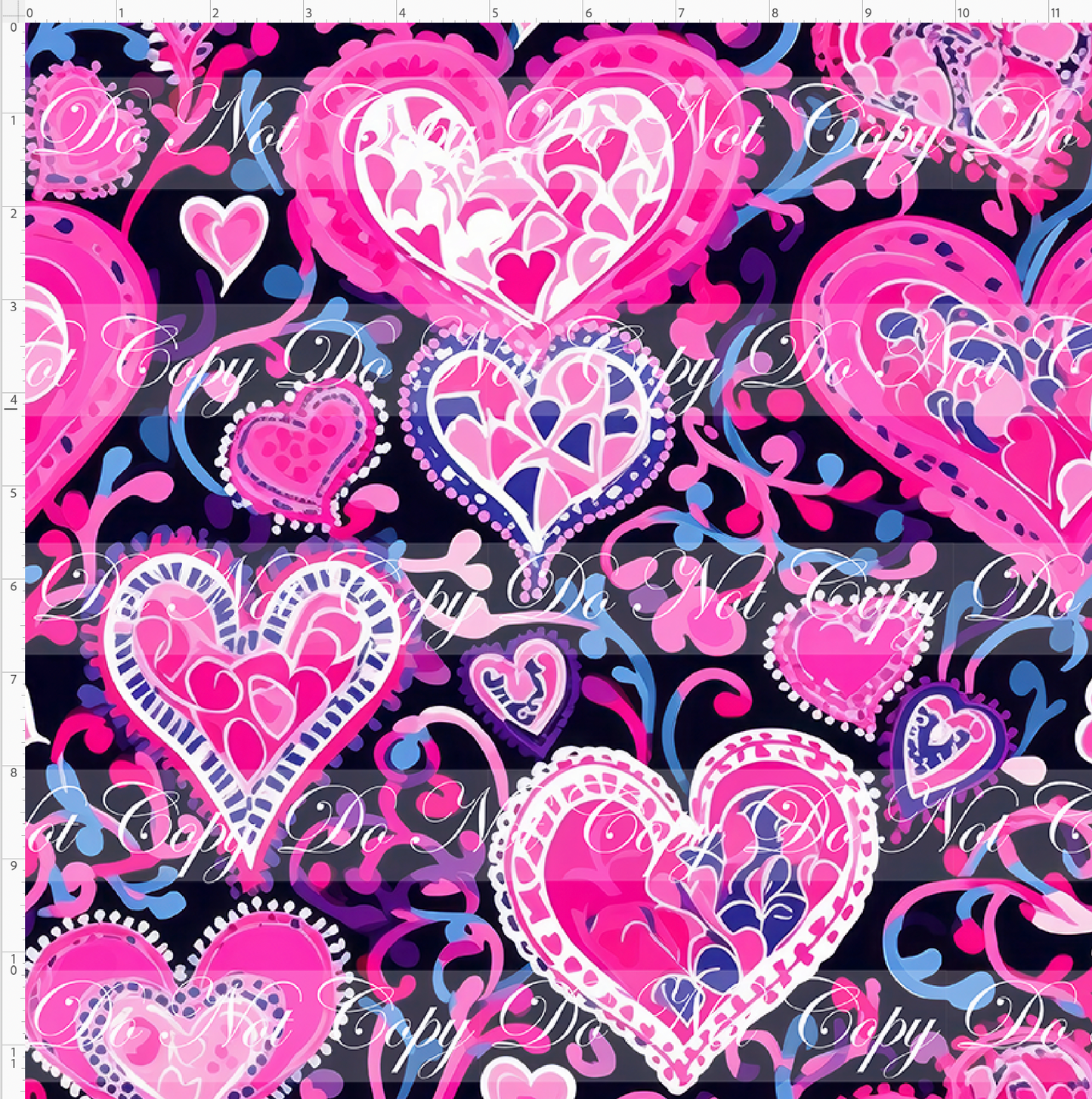 Preppy Hearts - Hearts aflutter