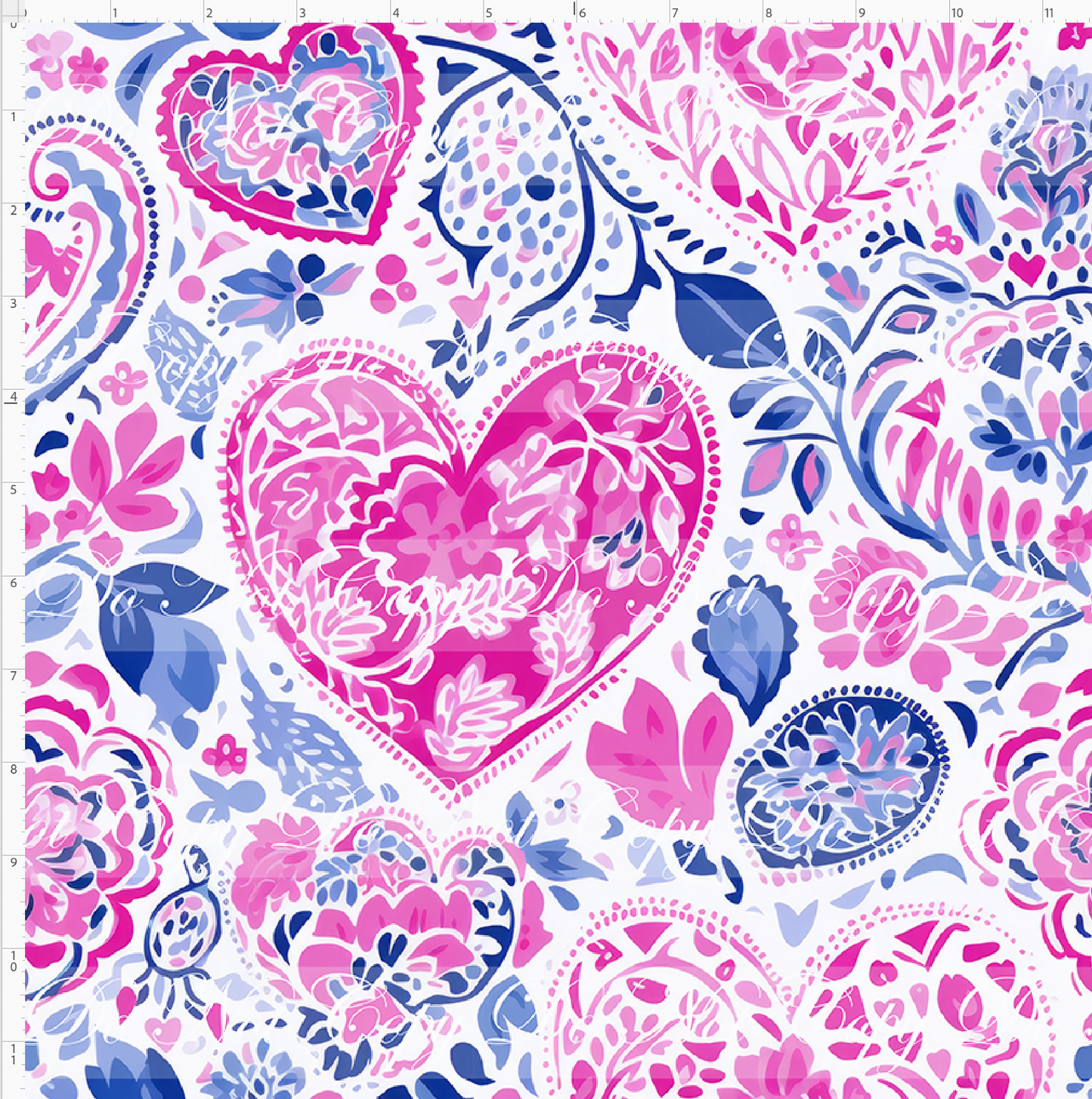 Preppy Hearts - Paisley Darling