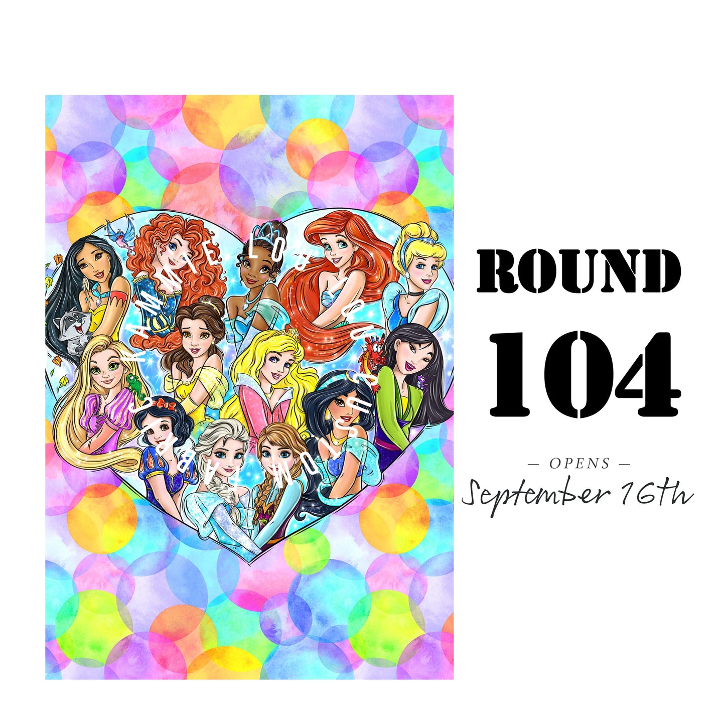 Princess Group - Full Size Blanket Panel 58W x 72H