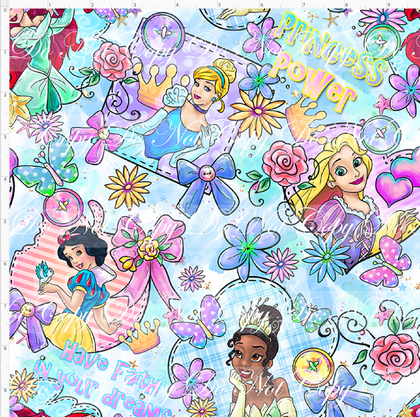 Princess Power - Main - Regular Scale - Blue