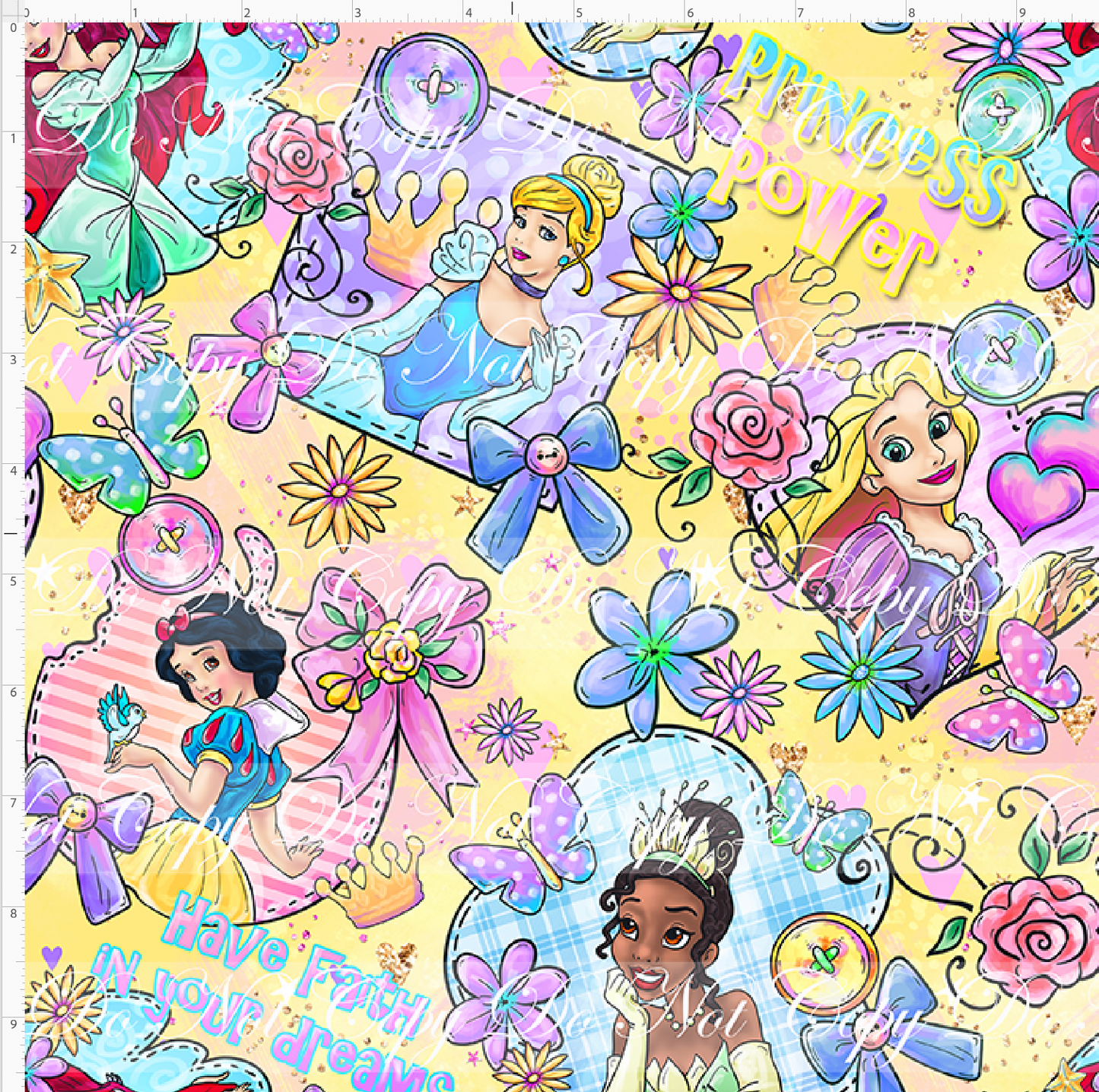 Princess Power - Main - Regular Scale - Yellow