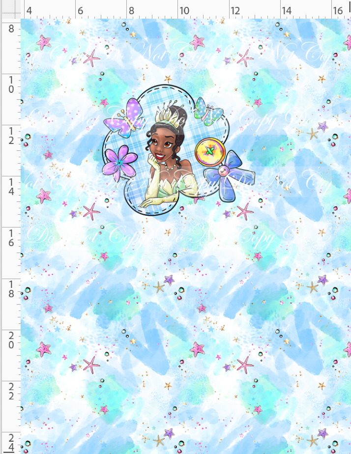 Princess Power - Panel - Bayou Belle - Blue - CHILD