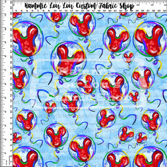 R101 Colorful Mouse - Balloons Light Blue - Regular Scale