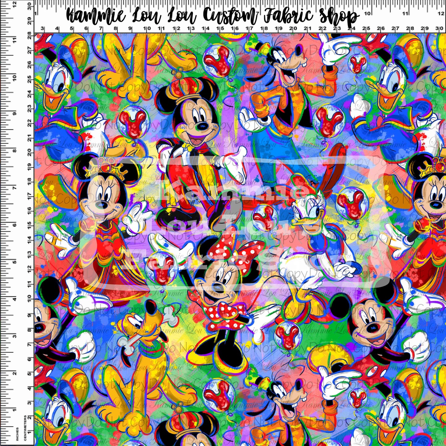 R101 Colorful Mouse - Main Design - Rainbow - Regular Scale