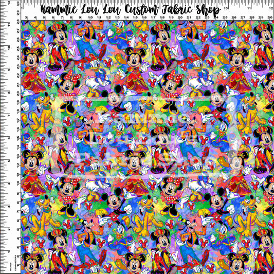 R101 Colorful Mouse - Main Design - Rainbow - Tiny Scale