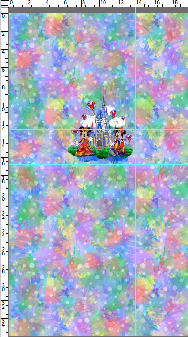 R101 Colorful Mouse - Panel - CHILD - Light Rainbow