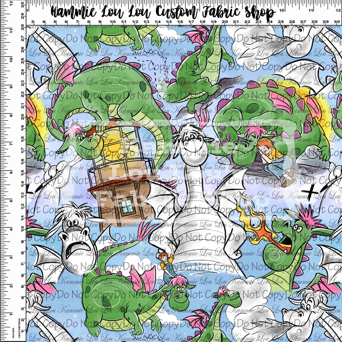 Dragon Friend - Regular Scale - BLUE