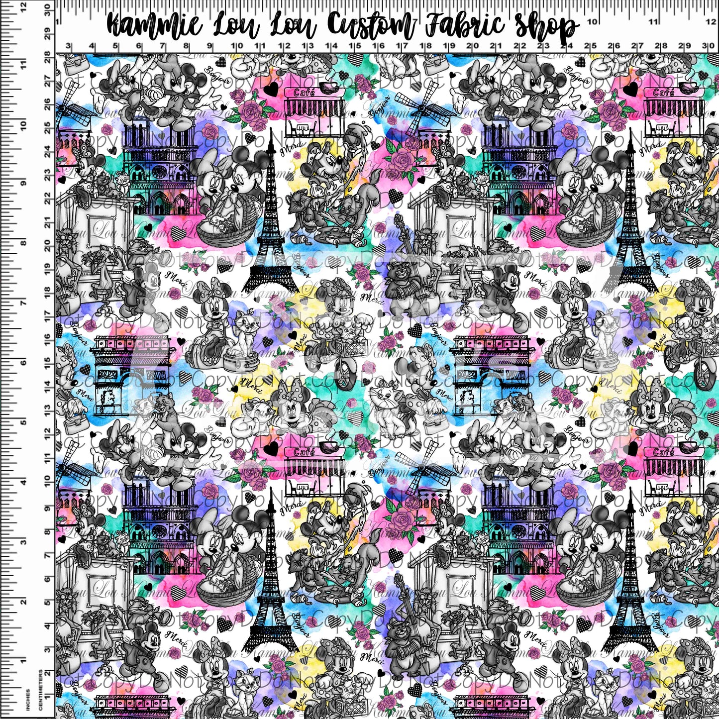 Ville De L'Amour - Monochrome Pop - Small Scale