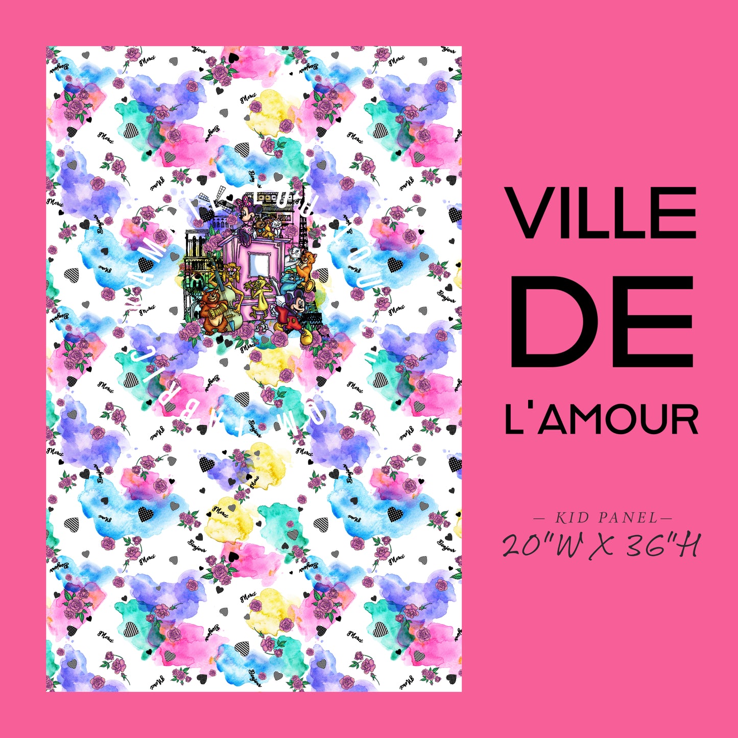 Ville De L'Amour - Panel - Child - White