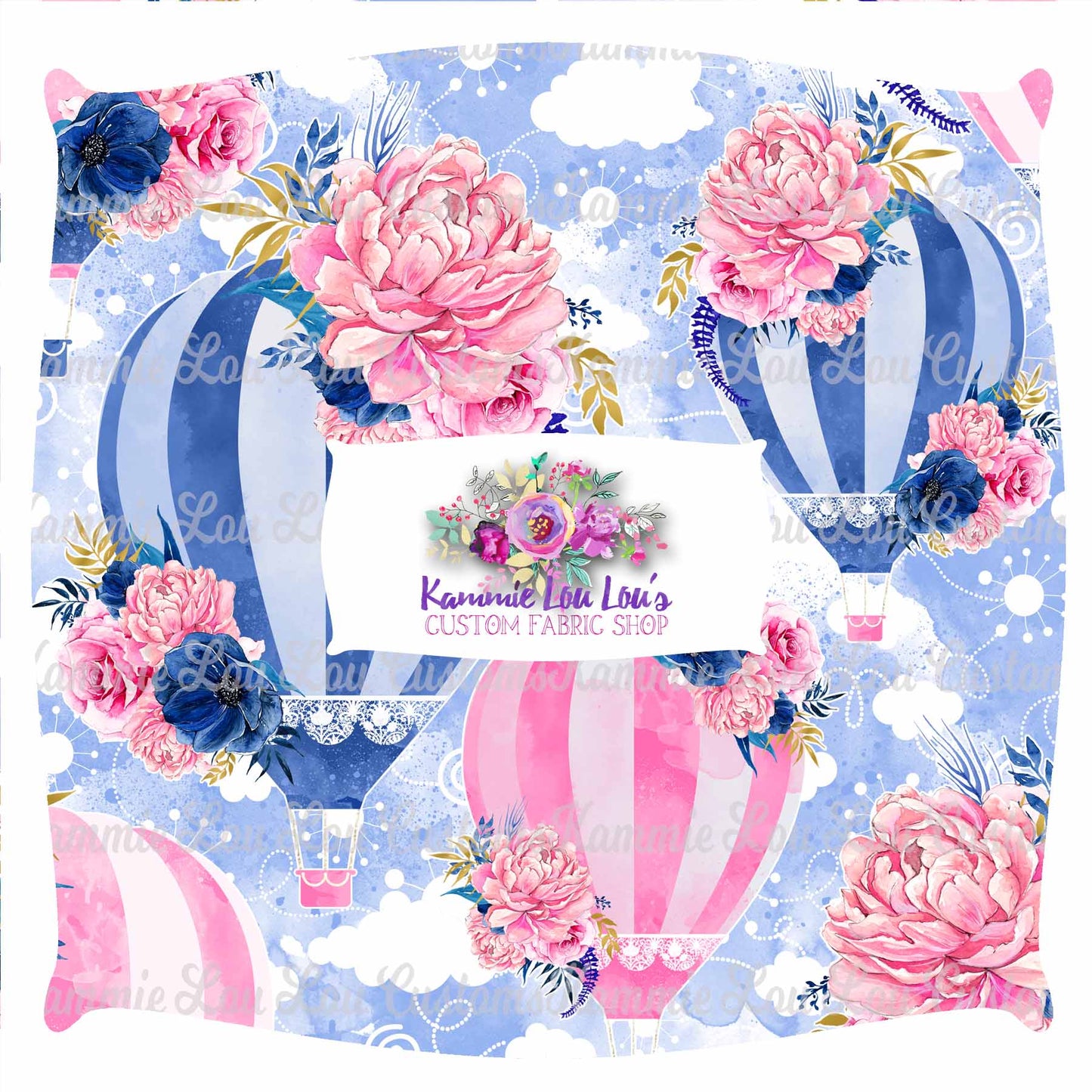 R45 Up Up and Away - Balloons Main Large - Blue