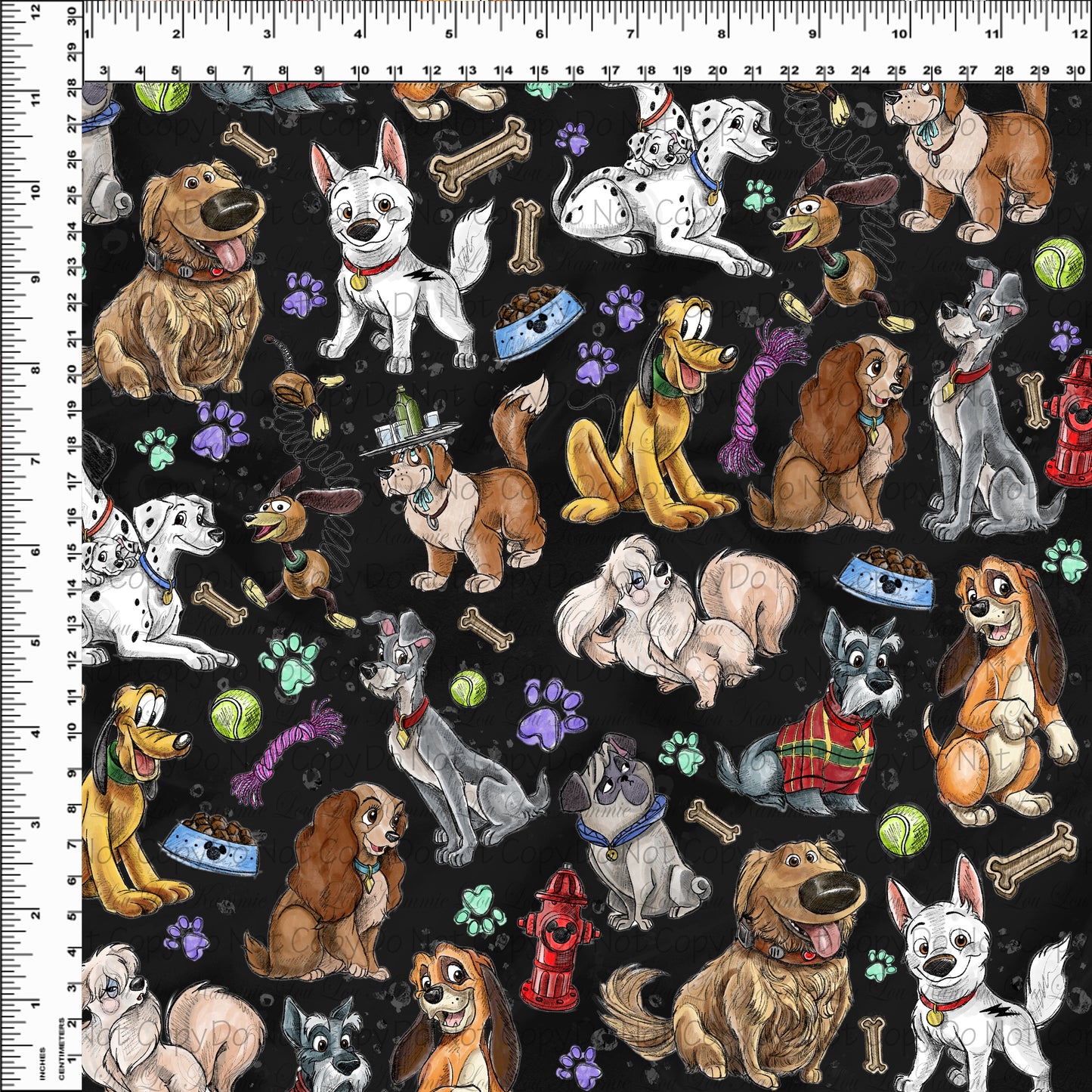 My Best Friend - Toss Black - Regular Scale