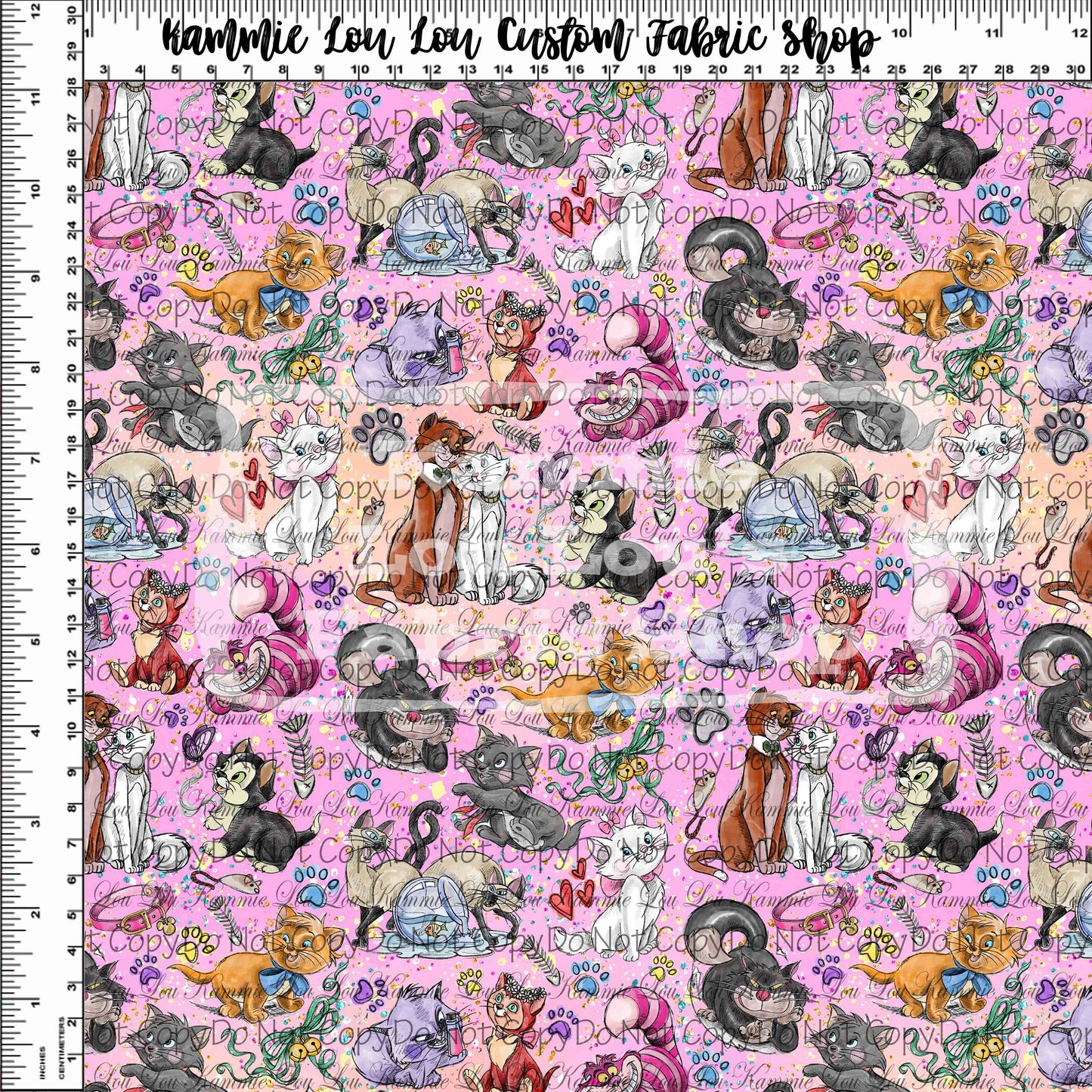 Furry Friends - Pink Toss - Tiny Scale