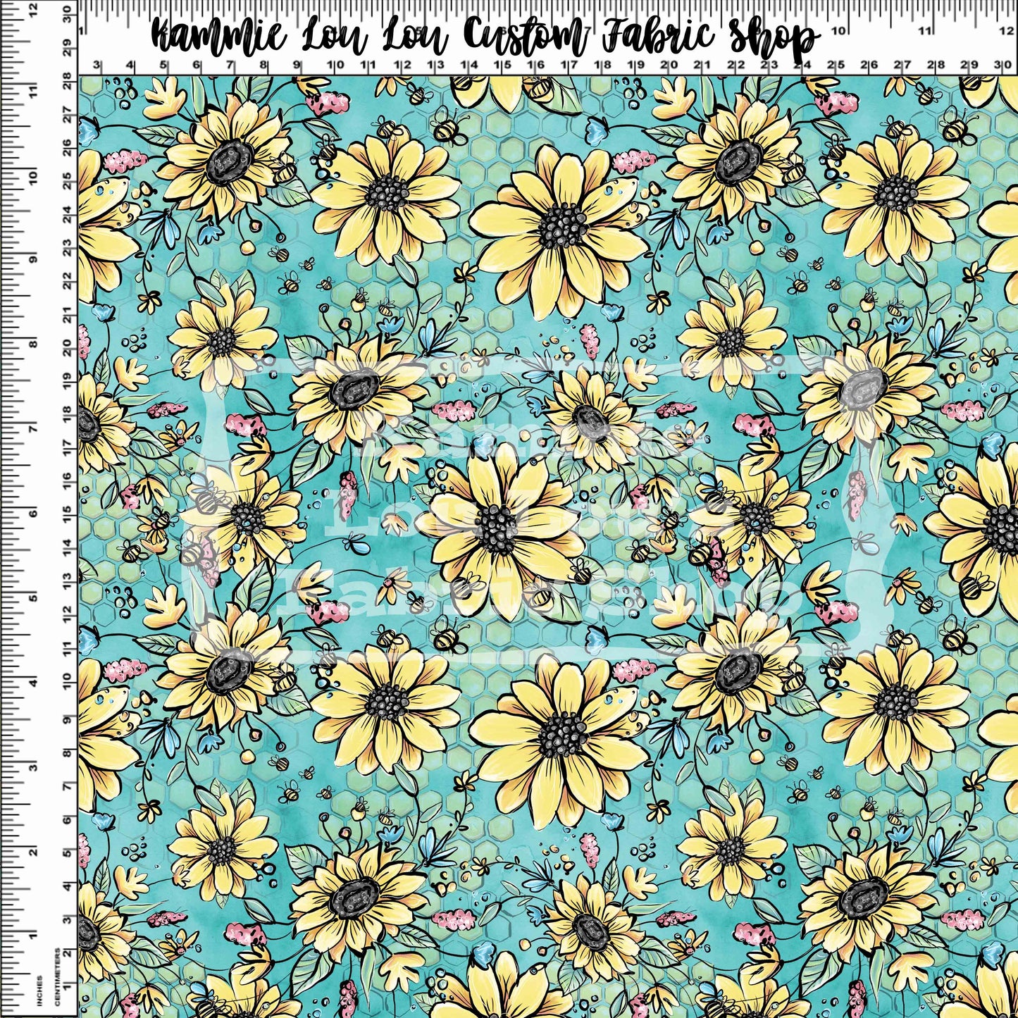 Bee My Honey Bee - Floral - Small Scale