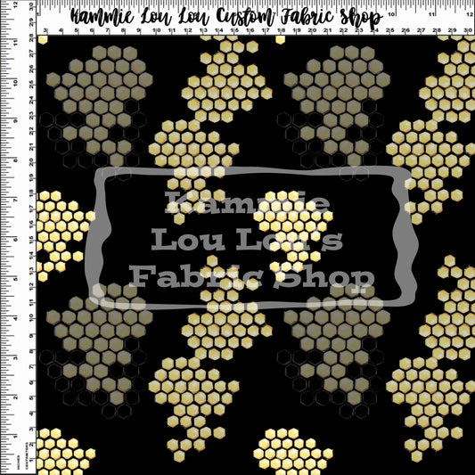 Bee My Honey Bee - Honeycomb Black - Tiny Scale