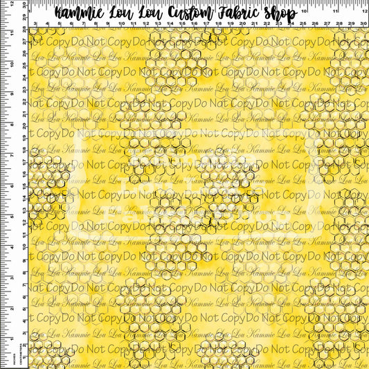Bee My Honey Bee - Honeycomb Yellow - Tiny Scale