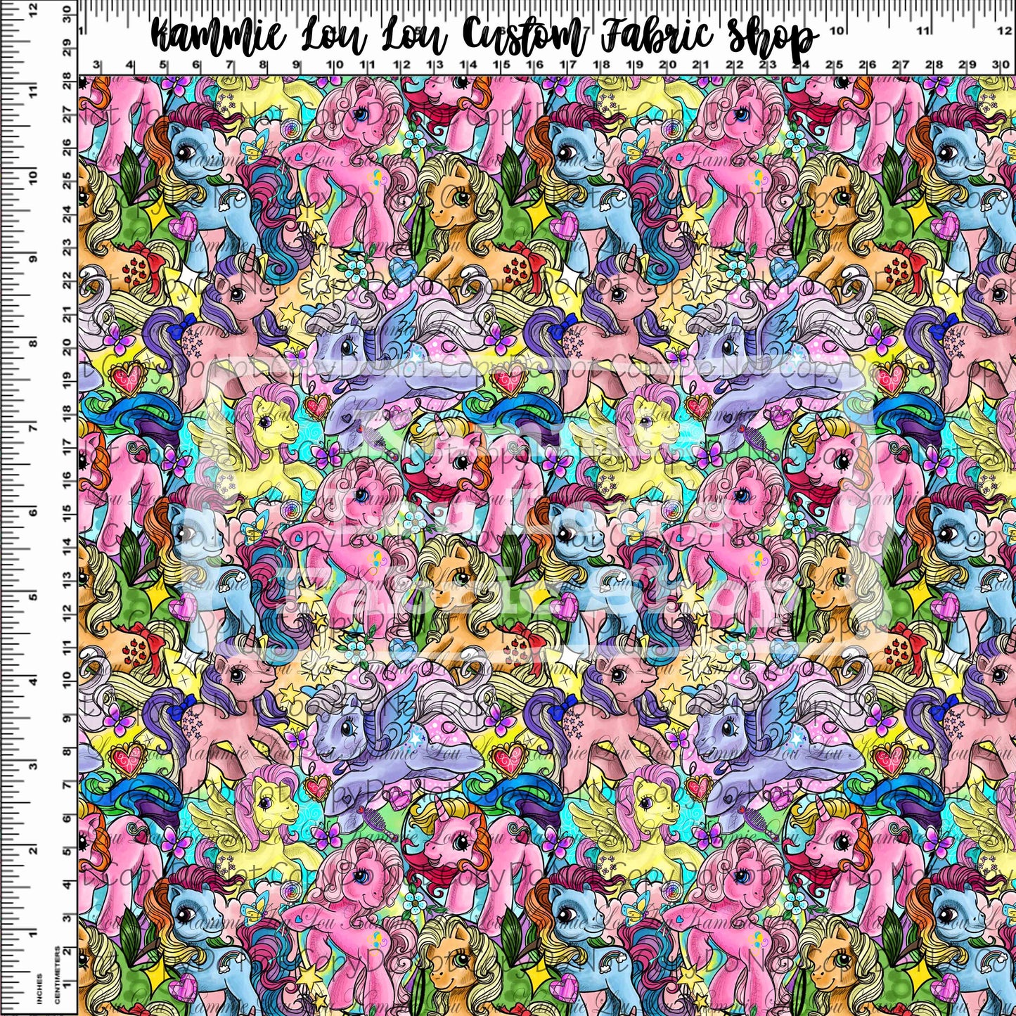 My Vintage Ponies - Stacked - Tiny Scale