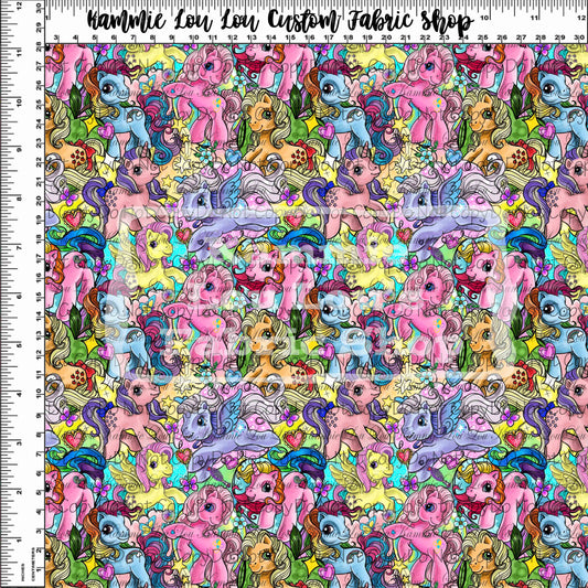 My Vintage Ponies - Stacked - Tiny Scale