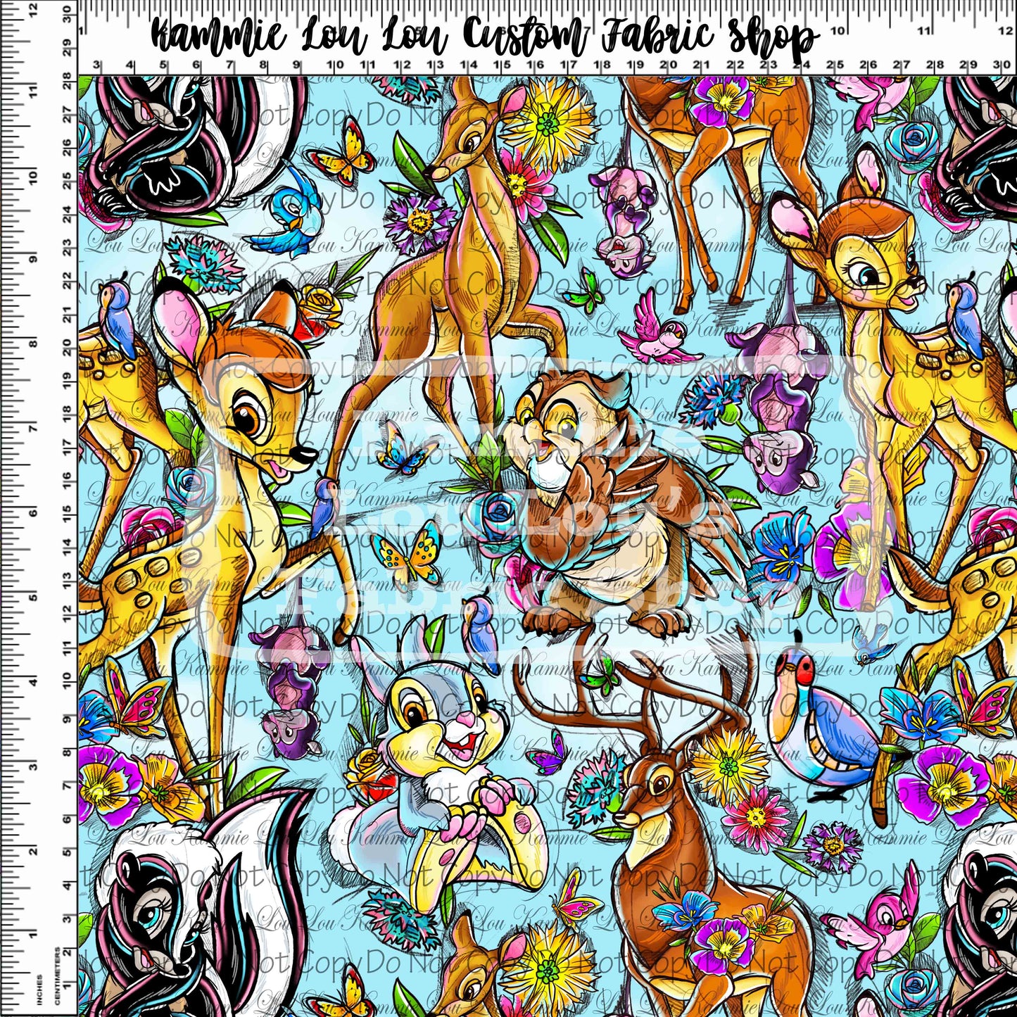 R89 Fawn of the Forest - Main - Light Blue - Regular Scale