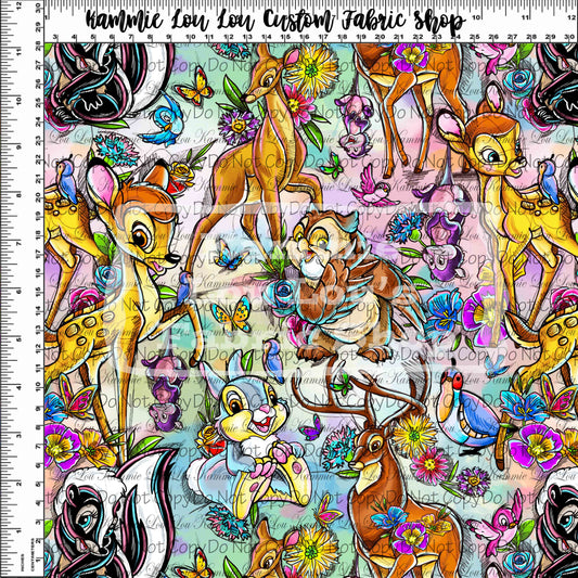 R89 Fawn of the Forest - Main - Watercolor - Regular Scale